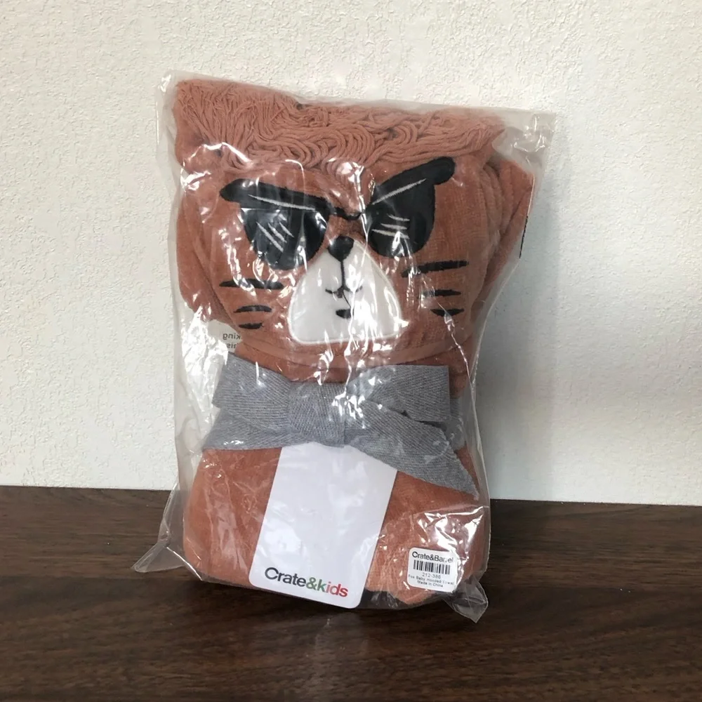 Crate & Barrel Fox Hooded Baby Towel